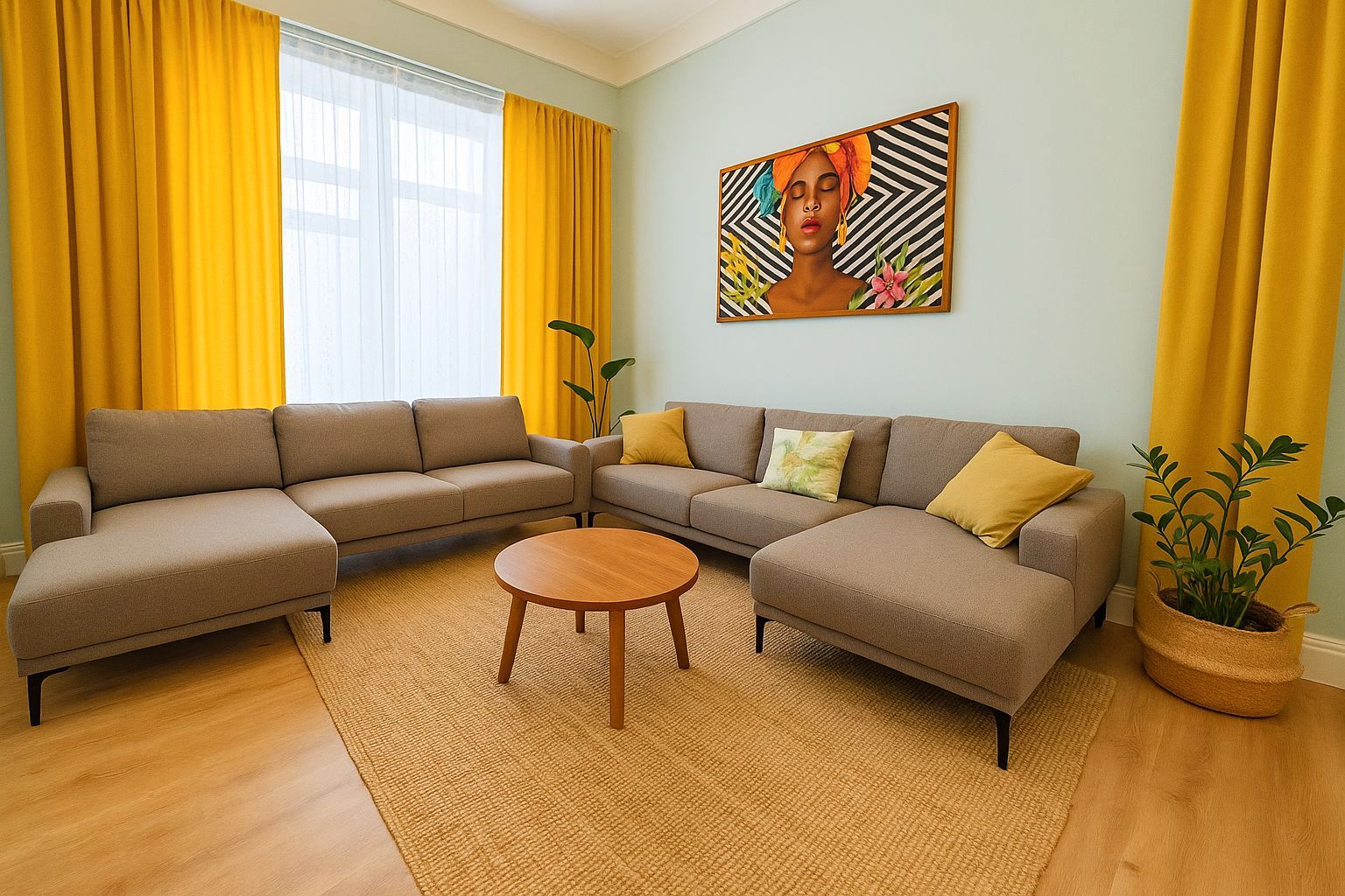 Sala d'estar de Pis en venda en  Barcelona Capital amb Aire condicionat, Parquet i Moblat