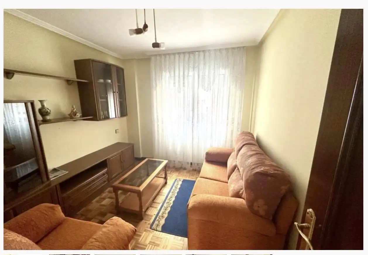 Living room of Flat for rent in Gijón   with Heating and Furnished