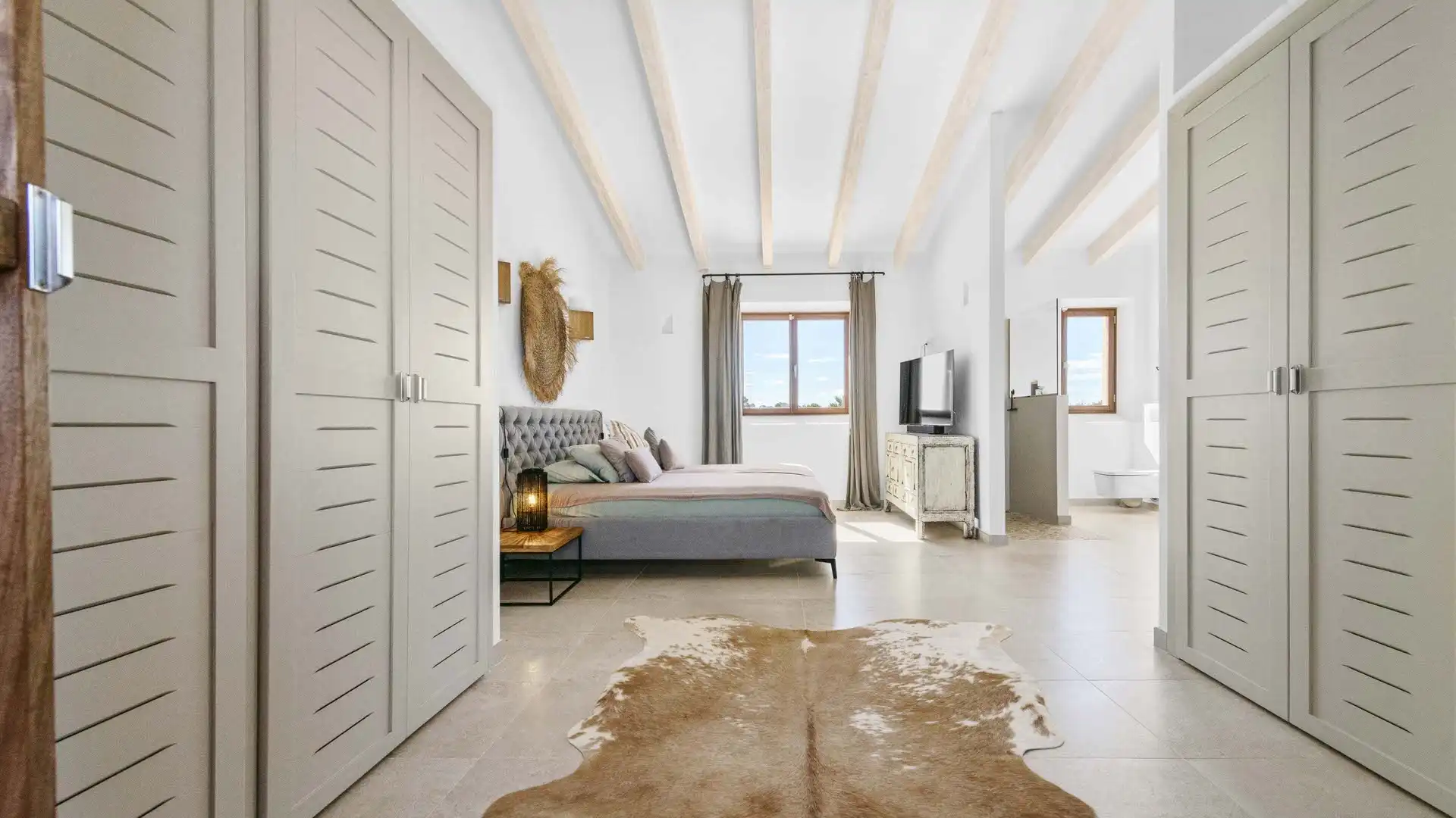 Bedroom of Country homes for sale in Ses Salines  with Air Conditioner, Heating and Terrace