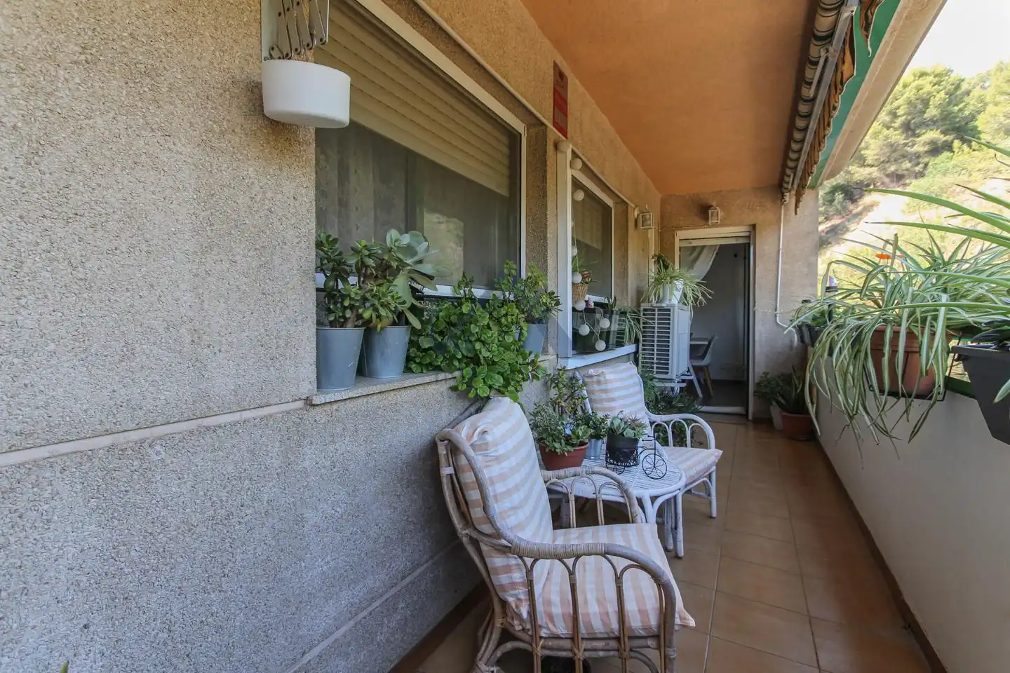 Terrasse von Wohnung zum Verkauf in Montcada i Reixac mit Klimaanlage, Terrasse und Möbliert