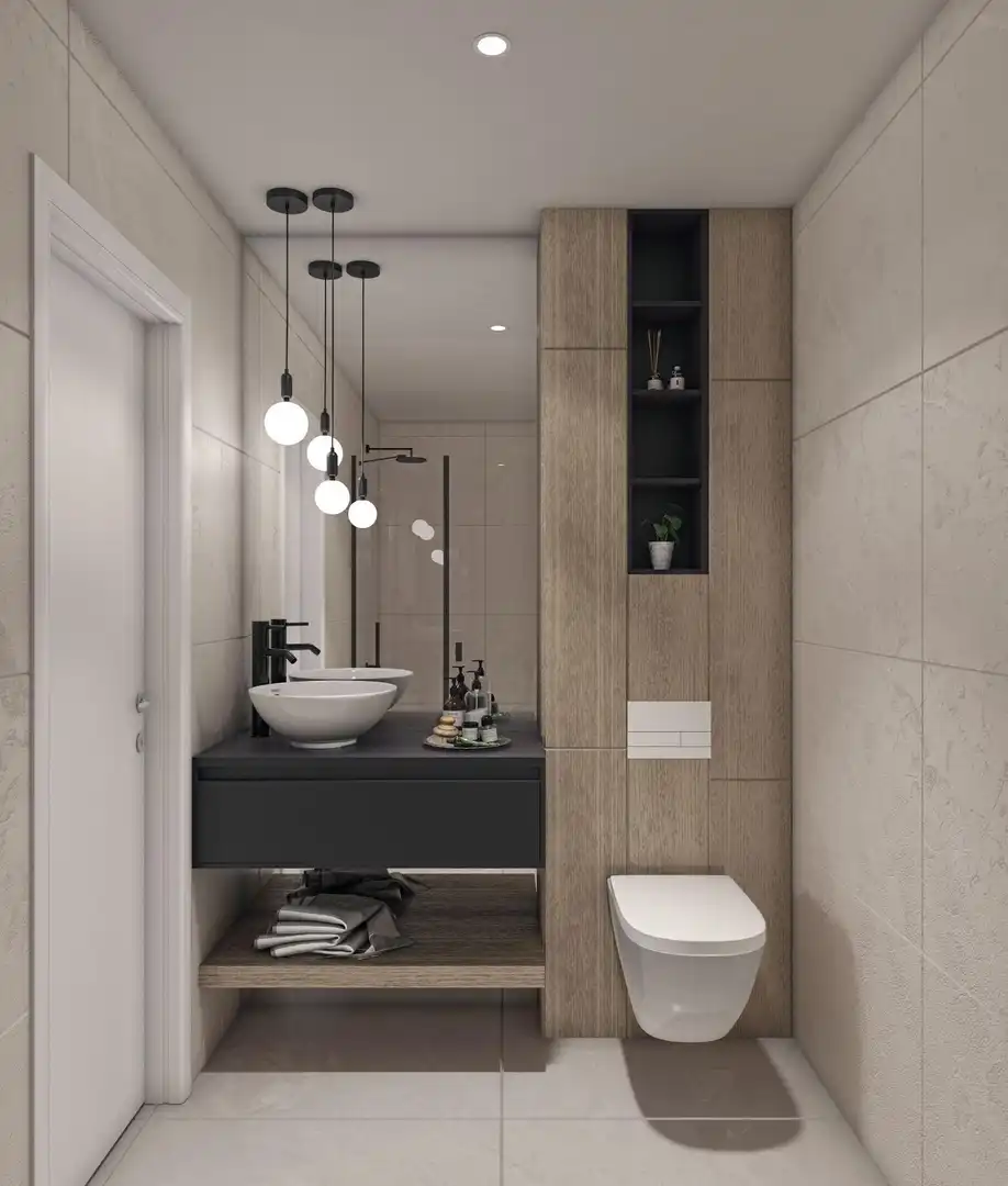 Baño de Apartamento en venta en Alhama de Murcia con Aire acondicionado, Jardín privado y Terraza