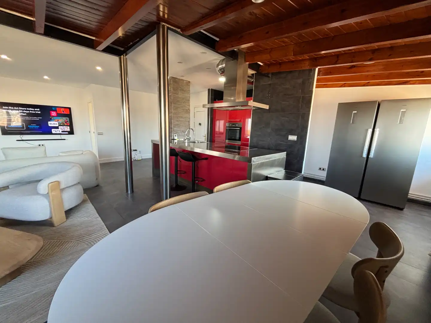 Cocina de Ático de alquiler en La Zubia con Aire acondicionado, Calefacción y Jardín privado