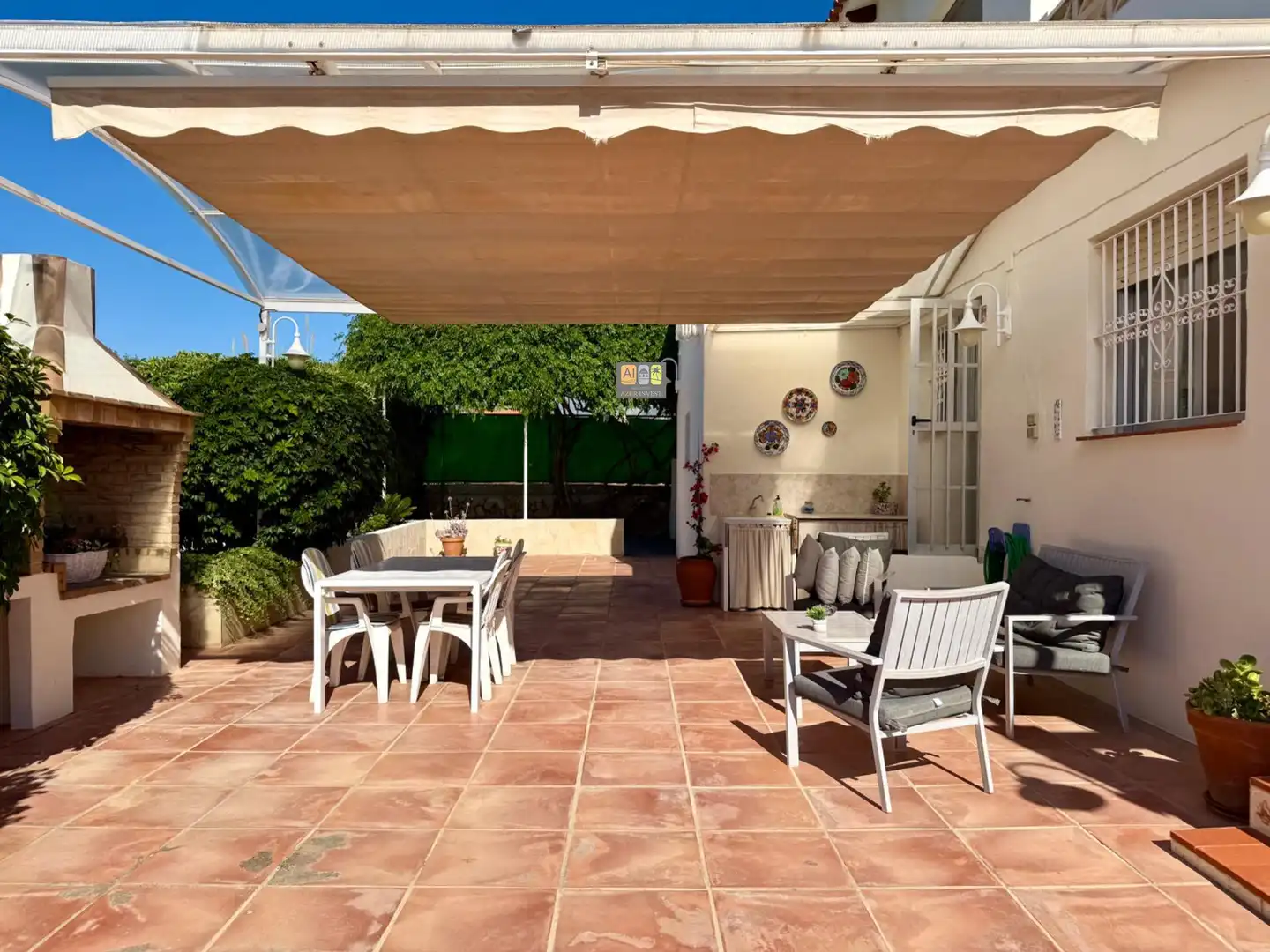 Terraza de Casa o chalet de alquiler en L'Alfàs del Pi con Aire acondicionado, Calefacción y Jardín privado