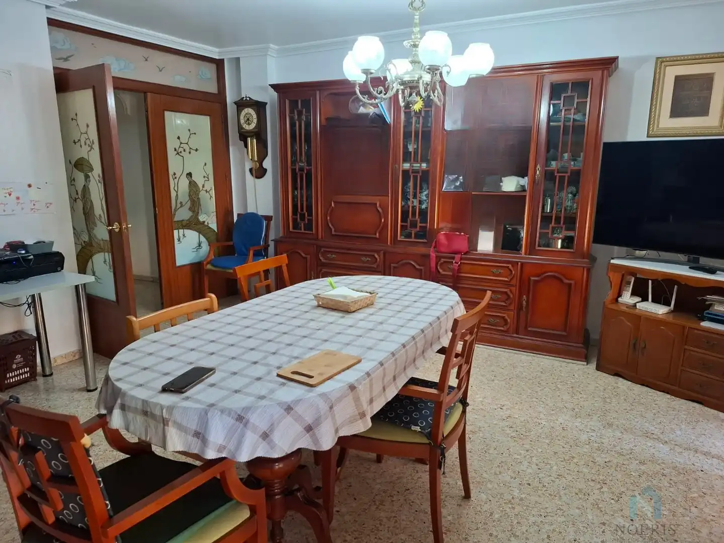 Dining room of Flat for sale in Silla  with Air Conditioner and Balcony