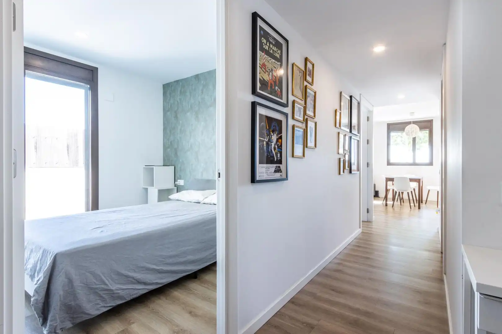 Bedroom of Flat for sale in Sabadell  with Heating, Terrace and Community pool