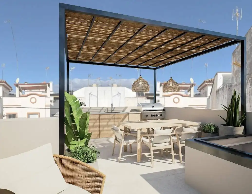Terrassa de Casa adosada en venda en Estepona Pueblo