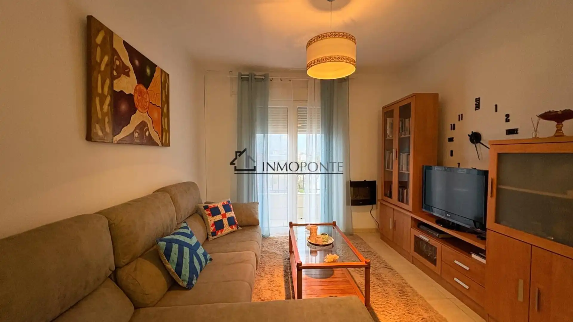 Sala de estar de Piso en venta en Vilagarcía de Arousa