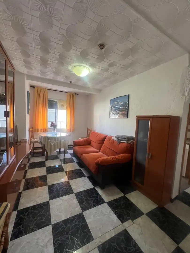 Sala de estar de Piso de alquiler en Granada con Amueblado y Balcón