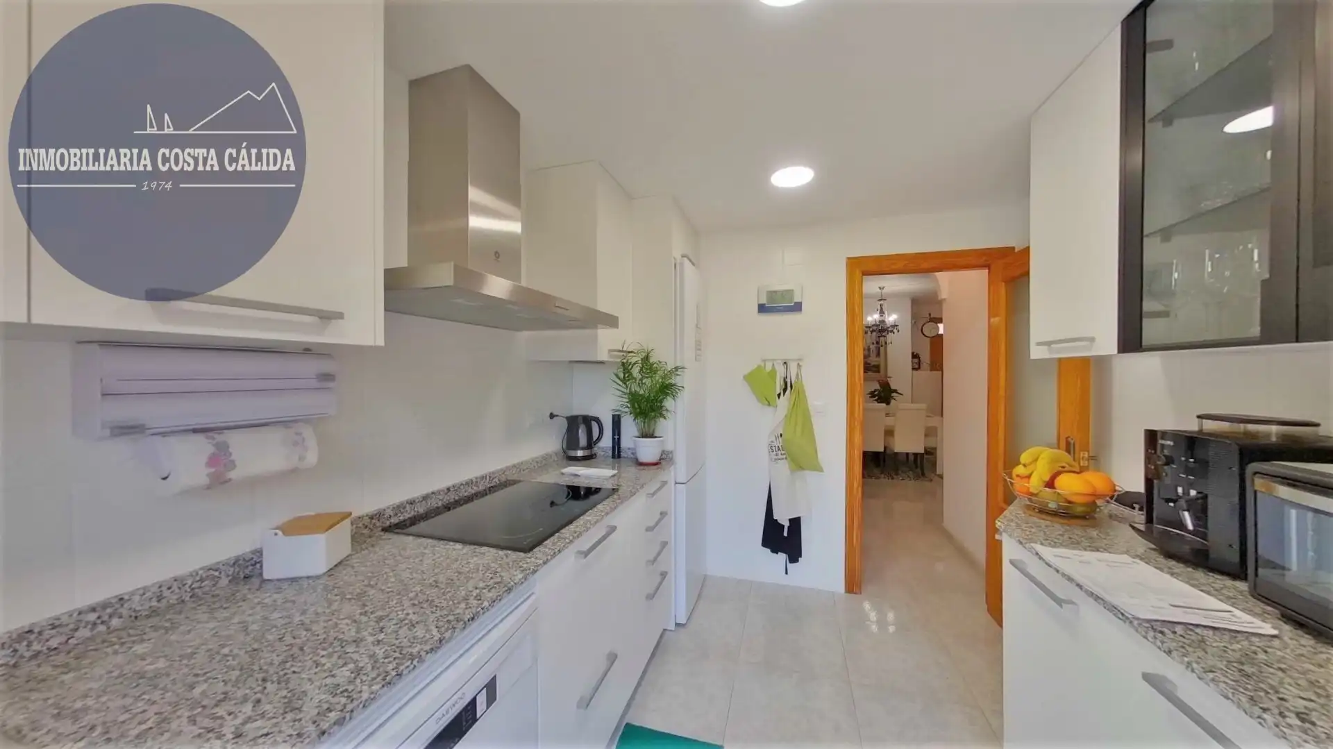 Cocina de Dúplex en venta en Águilas con Aire acondicionado, Calefacción y Jardín privado