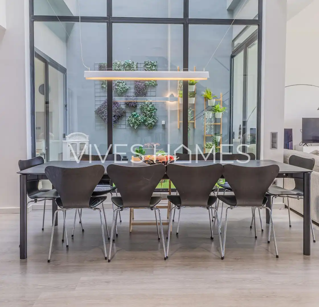 Dining room of Houses for sale in Caldes d'Estrac  with Air Conditioner, Heating and Private garden