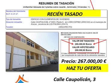 Maison mitoyenne avec balcon à vendre à Calle Caupolican 3