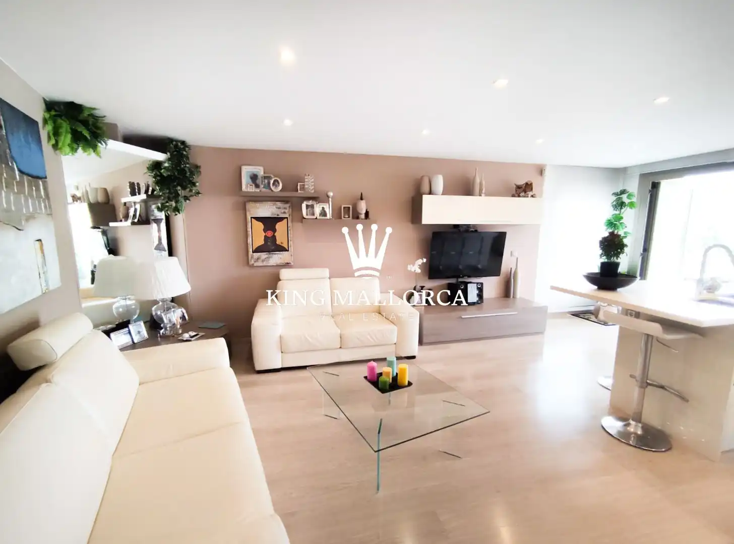 Wohnzimmer von Wohnungen zum Verkauf in Calvià mit Klimaanlage, Heizung und Terrasse