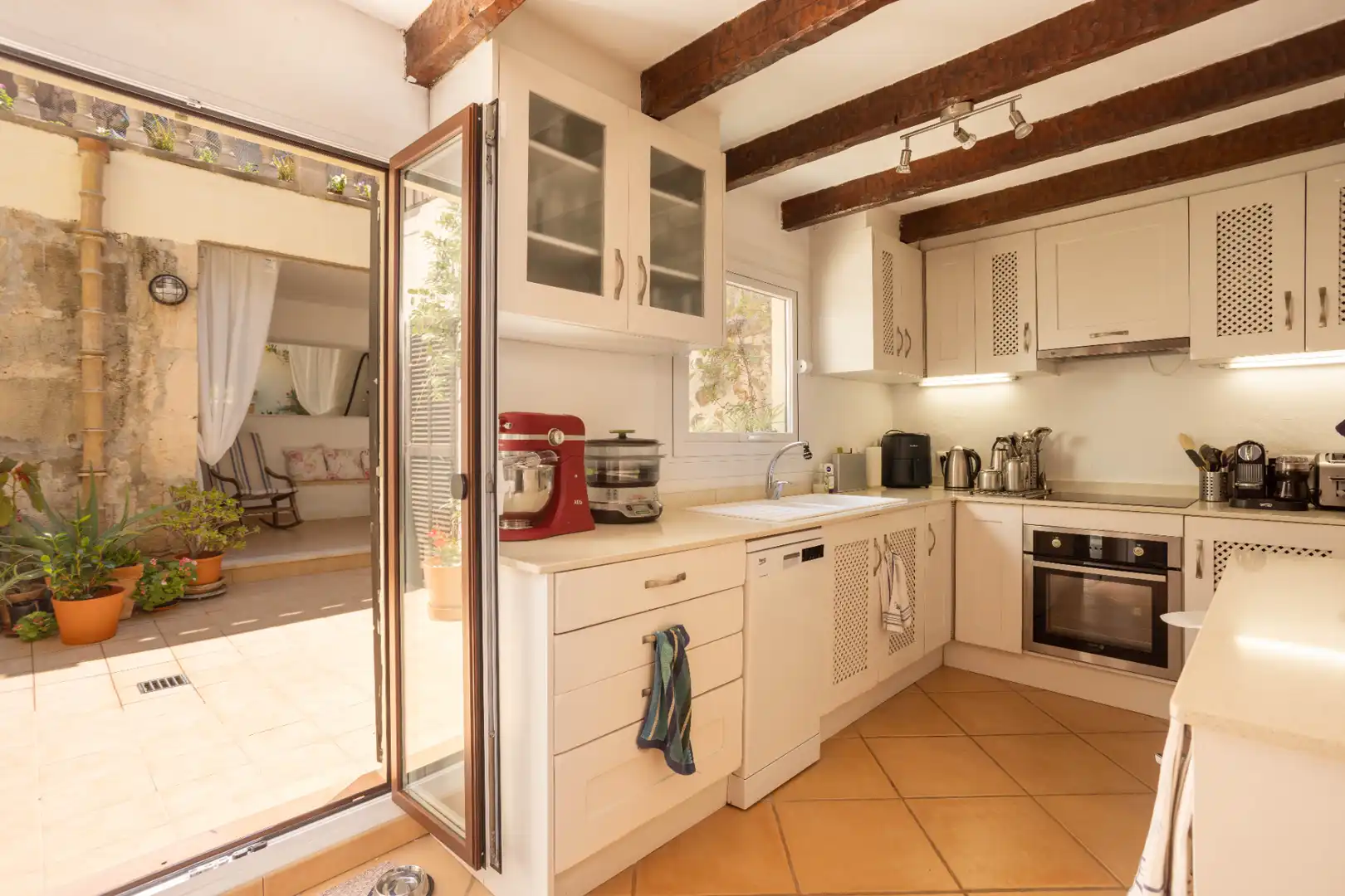 Cocina de Casa adosada en venta en Pollença con Aire acondicionado, Terraza y Trastero