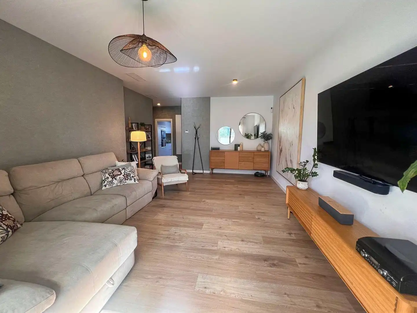 Living room of Flat for sale in Torremolinos  with Air Conditioner, Private garden and Terrace