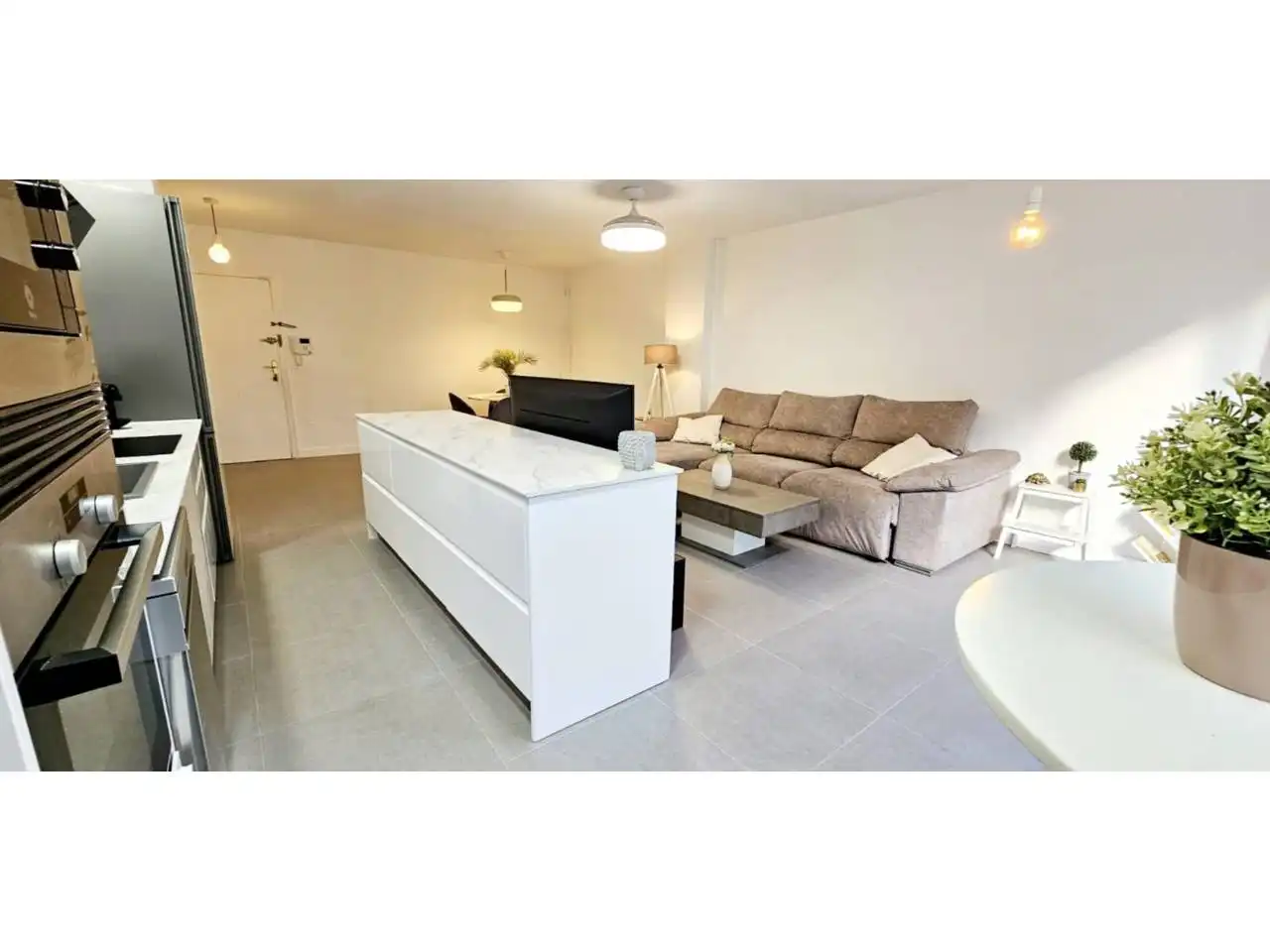 Sala de estar de Piso en venta en Molina de Segura con Aire acondicionado, Jardín privado y Trastero