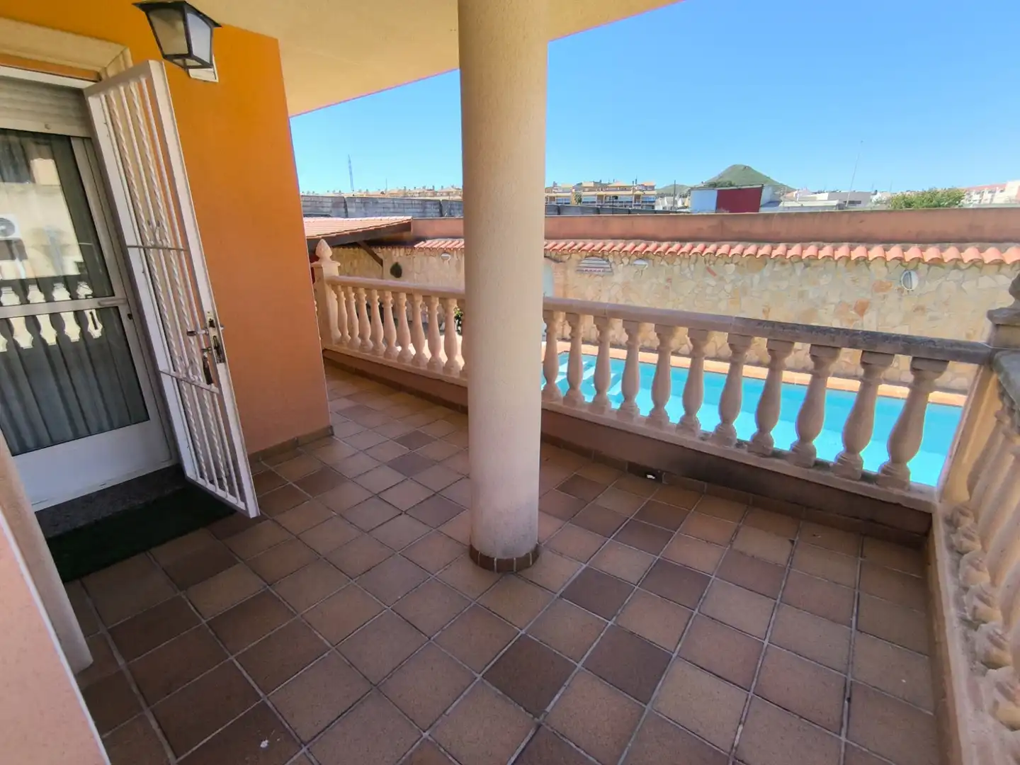 Terrassa de Casa o xalet en venda en La Unión amb Aire condicionat, Calefacció i Jardí privat