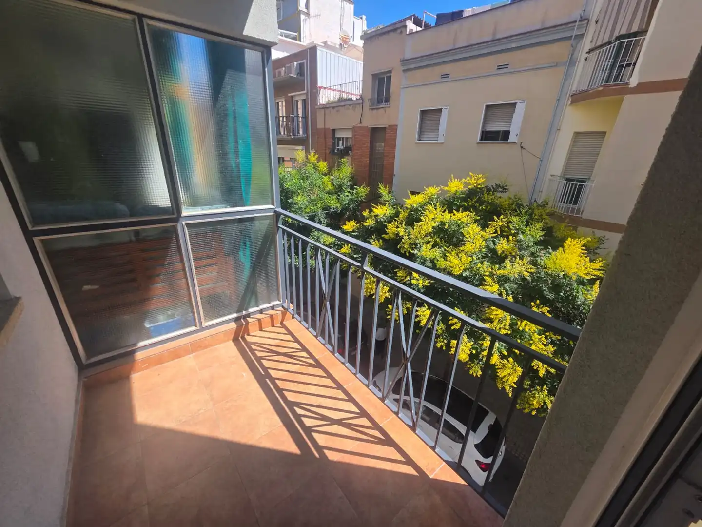 Terraza de Piso en venta en L'Hospitalet de Llobregat con Calefacción, Parquet y Amueblado