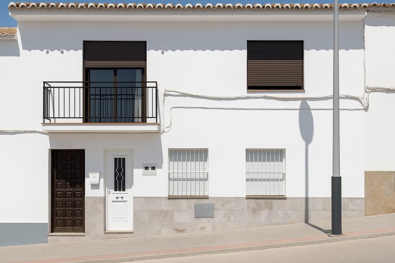 Exterior view of Planta baja for sale in Villanueva del Rosario  with Air Conditioner
