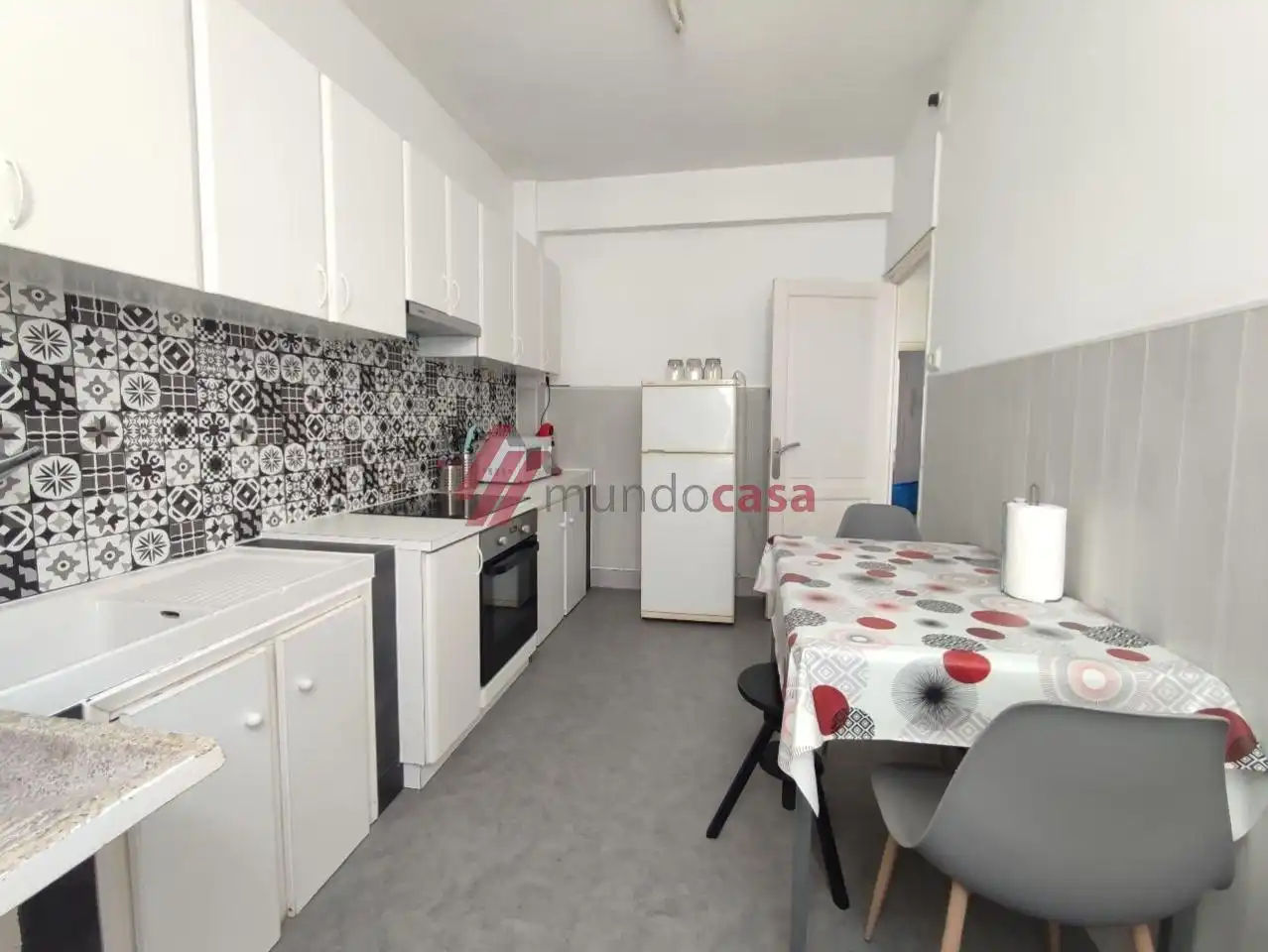 Kitchen of Flat for rent in Ferrol  with Heating and Furnished
