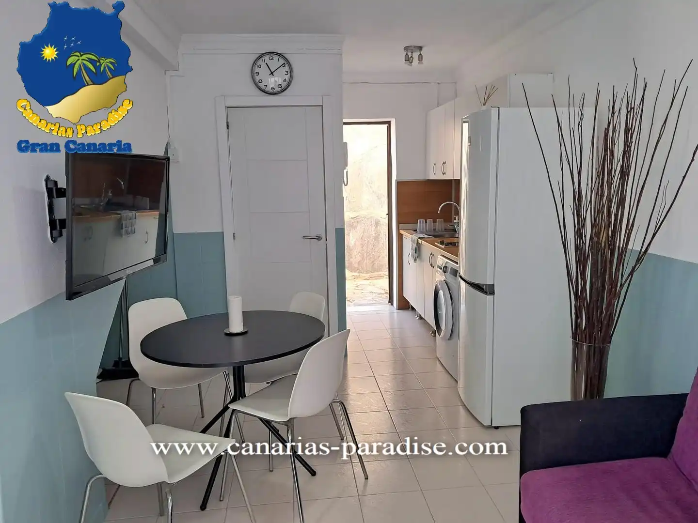 Küche von Maisonette zum Verkauf in Mogán mit Klimaanlage, Terrasse und Möbliert
