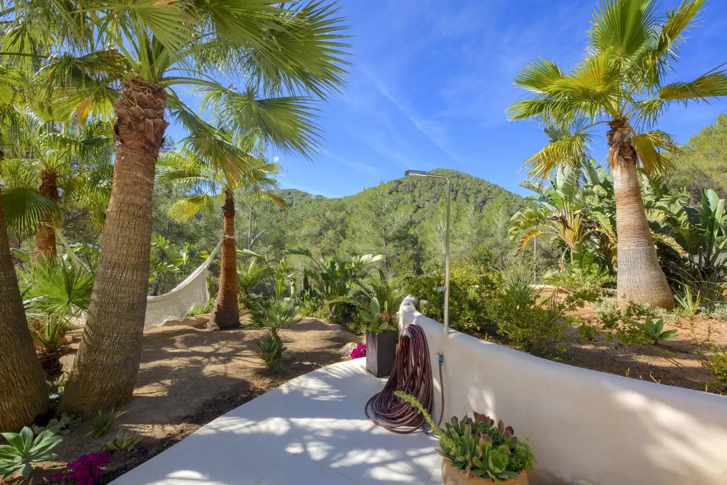 Garden of Houses for rent in Sant Josep de sa Talaia  with Private garden, Terrace and Swimming Pool