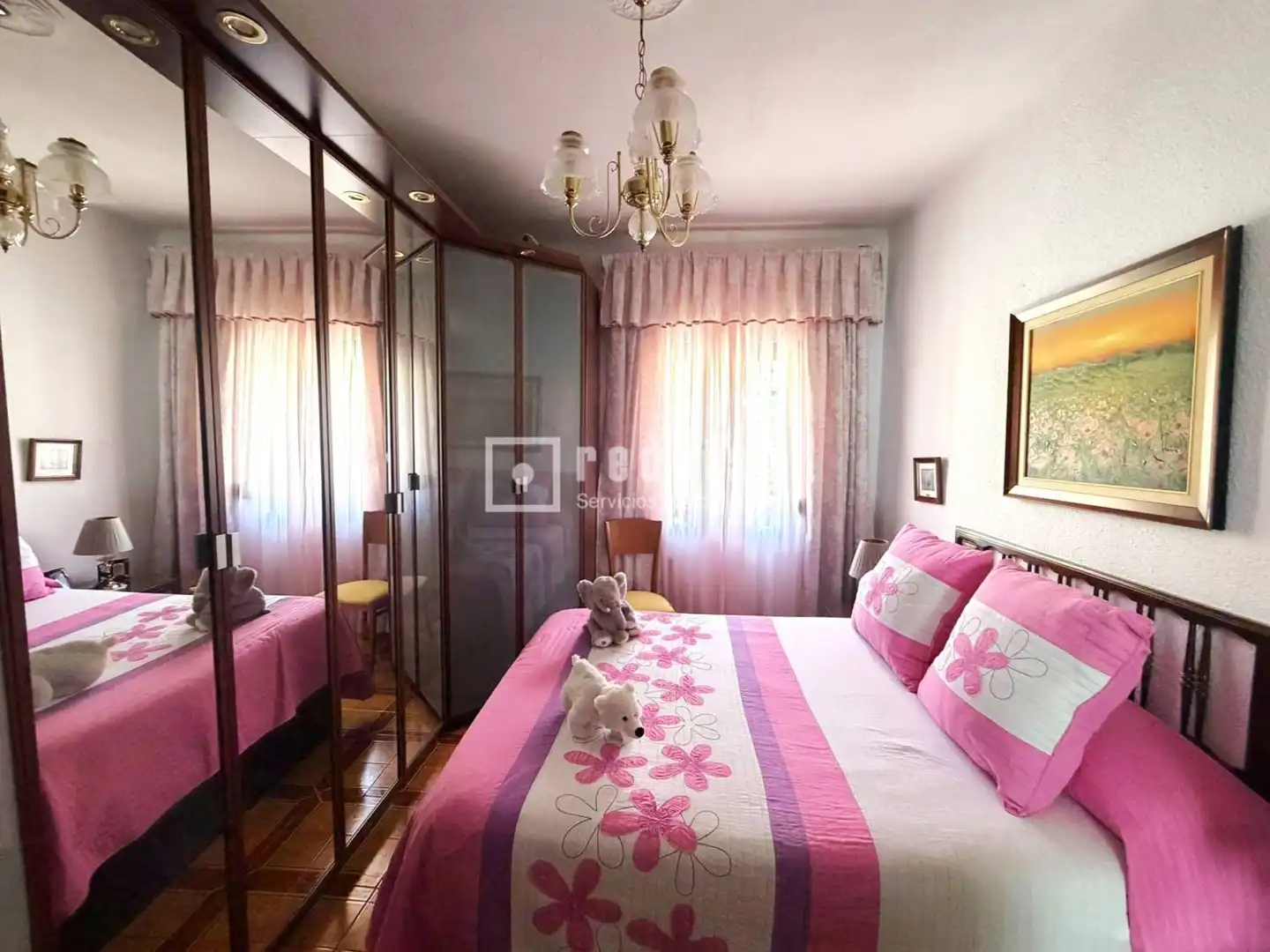 Bedroom of Flat for sale in Madrid  with Air Conditioner and Heating