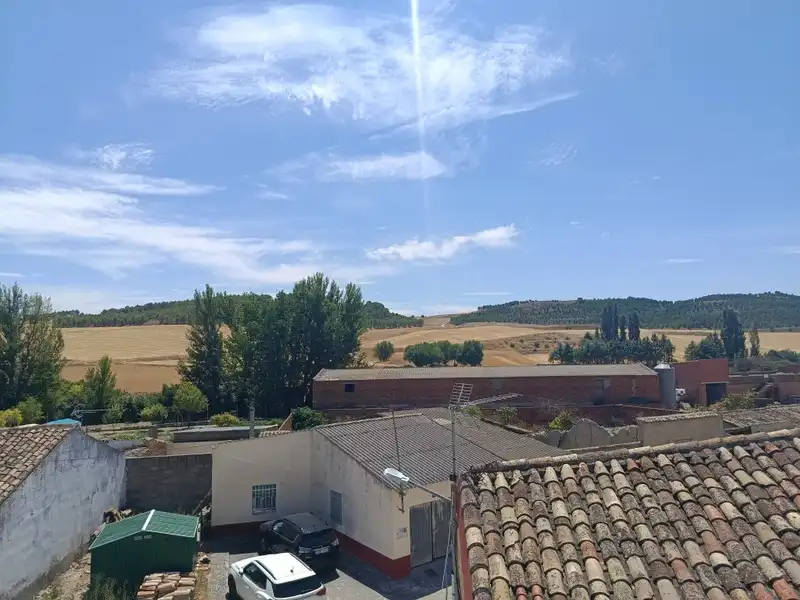 Vista exterior de Casa o xalet en venda en San Cebrián de Mazote amb Terrassa