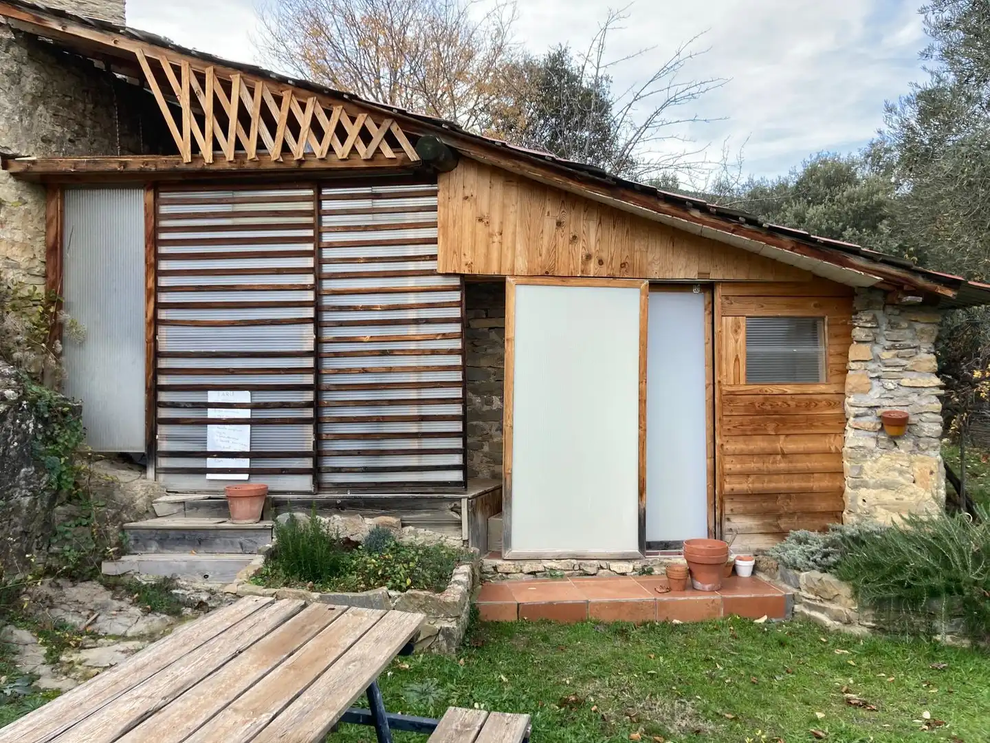 Exterior view of Houses for sale in Bierge  with Heating, Private garden and Storage room