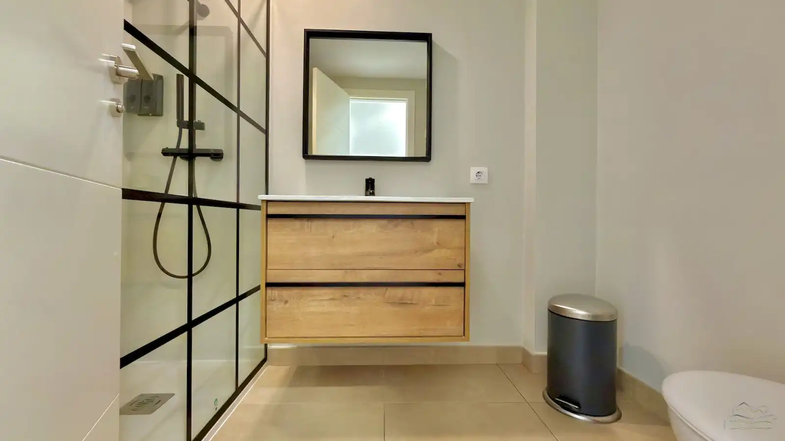 Baño de Apartamento de alquiler en Jávea / Xàbia con Calefacción, Terraza y Piscina
