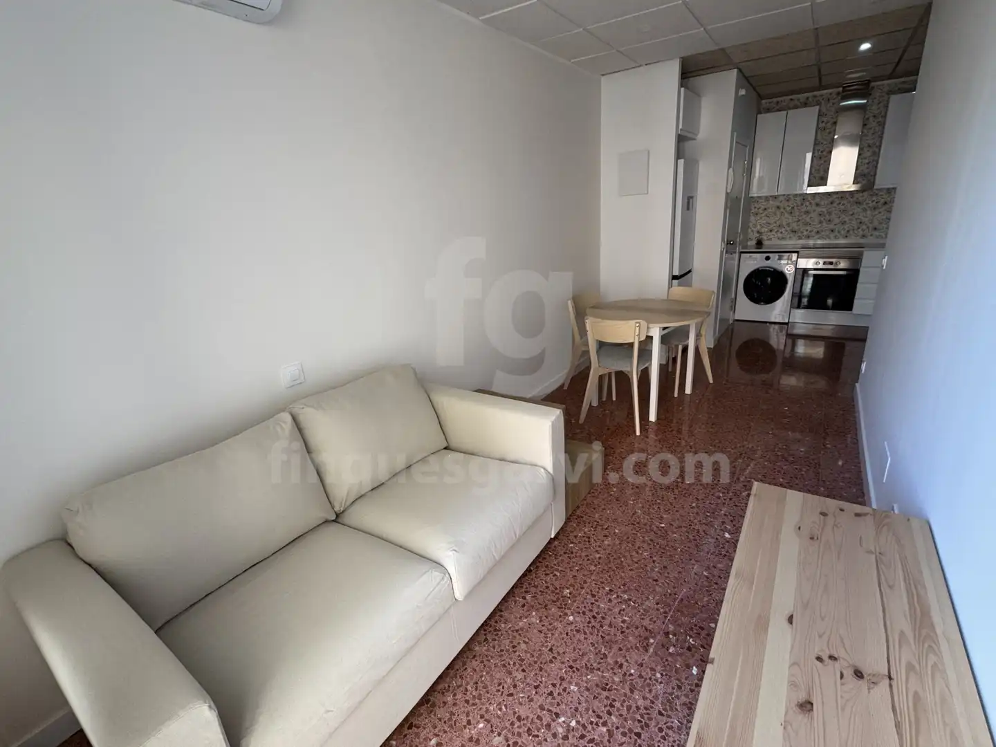 Wohnzimmer von Wohnung zur Miete in Barcelona mit Klimaanlage und Möbliert