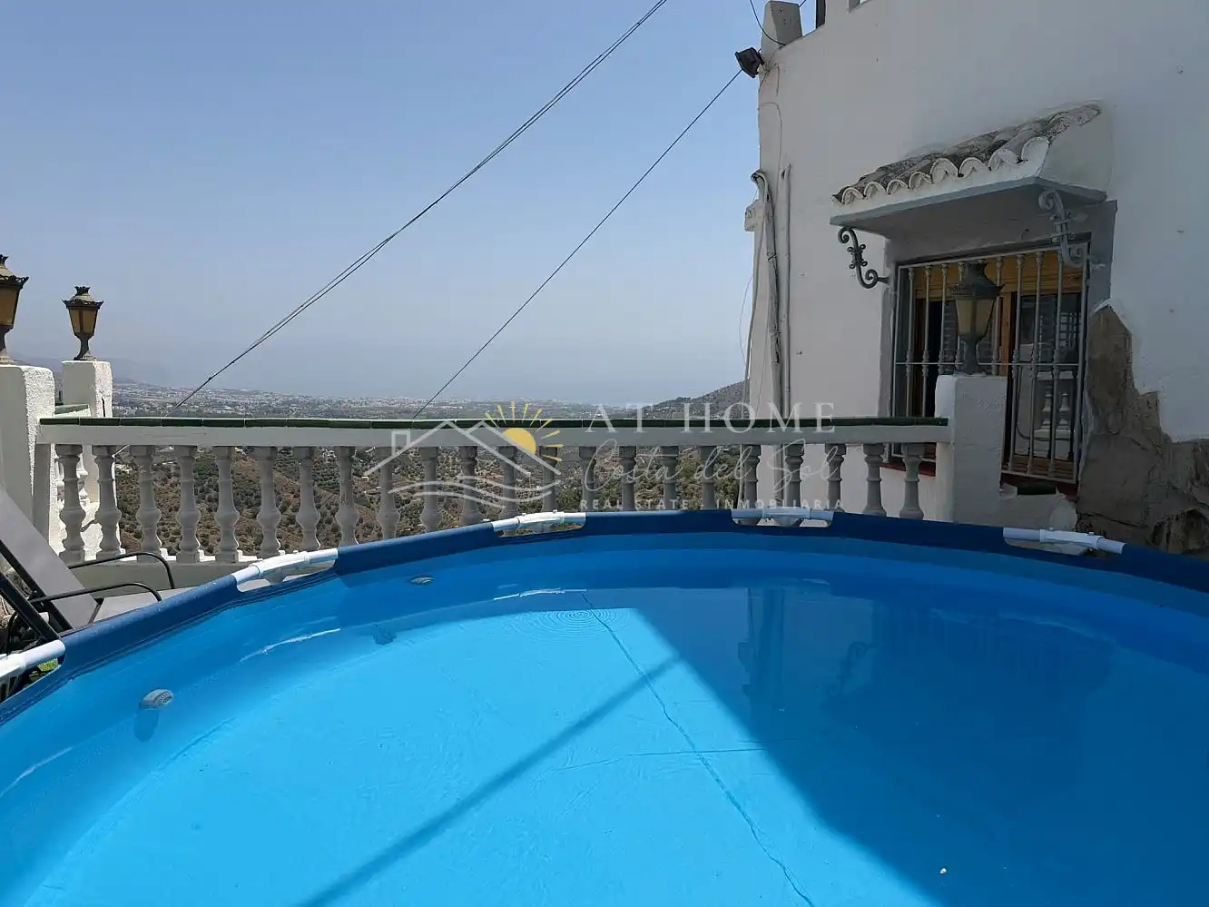 Schwimmbecken von Country house zur Miete in Frigiliana mit Schwimmbad und Haustiere erlaubt