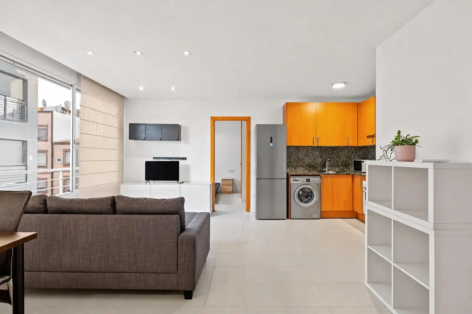 Küche von Wohnung zum Verkauf in Terrassa mit Klimaanlage und Heizung