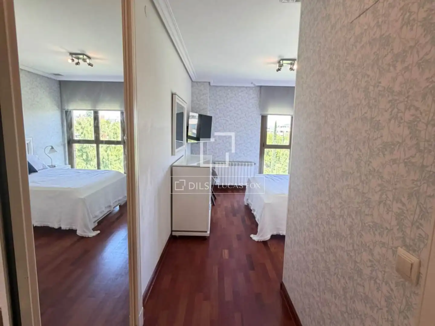 Bedroom of Flat for rent in Majadahonda  with Air Conditioner, Heating and Private garden