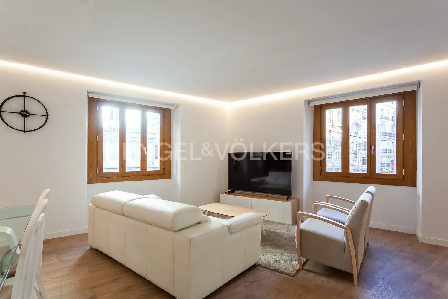 Sala d'estar de Pis de lloguer en Valencia amb Aire condicionat, Calefacció i Moblat