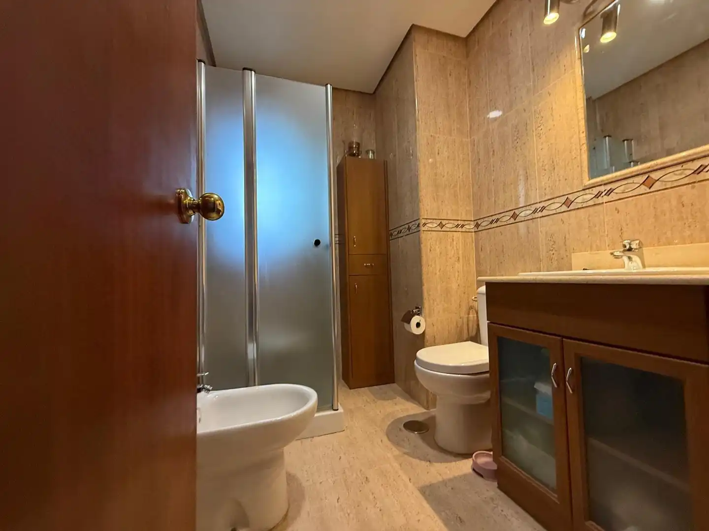Badezimmer von Wohnung zum Verkauf in Jerez de la Frontera mit Klimaanlage und Terrasse