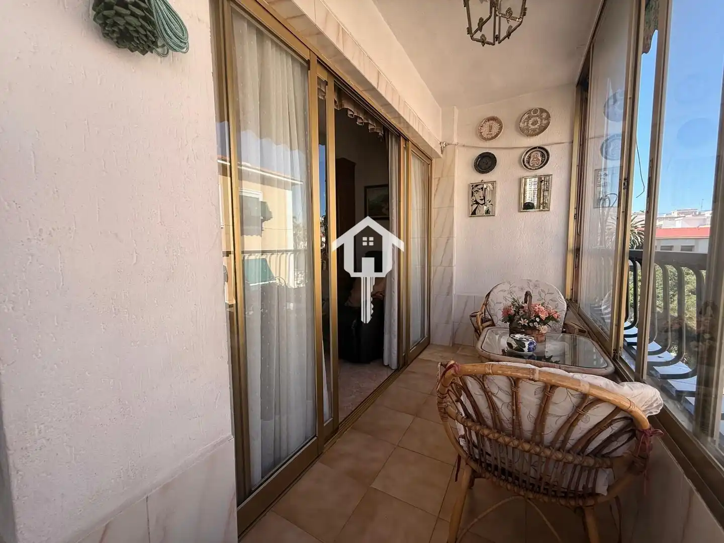 Terraza de Piso en venta en Alicante / Alacant con Aire acondicionado, Amueblado y Balcón
