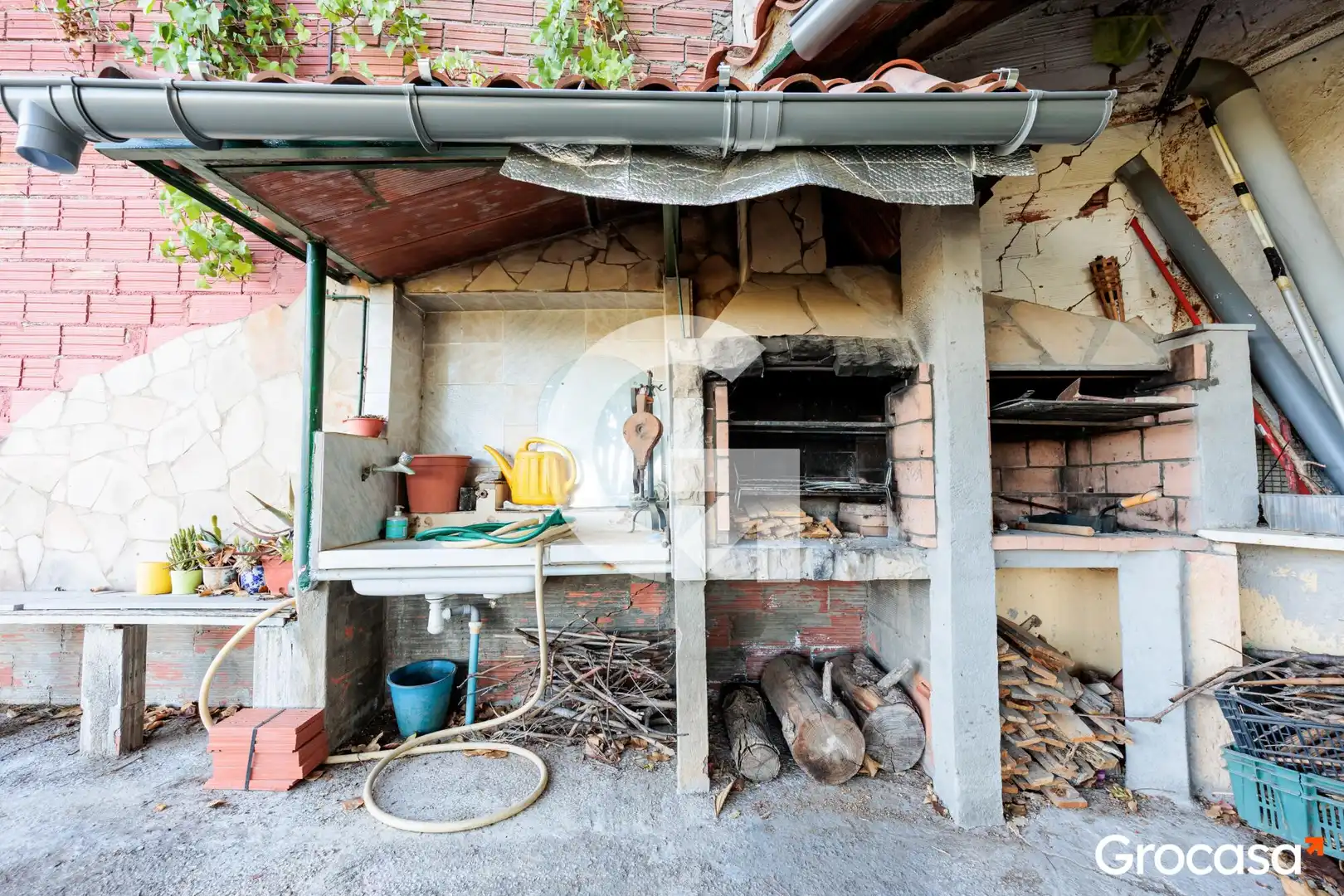 Cuina de Casa o xalet en venda en Castellar del Vallès amb Aire condicionat, Calefacció i Jardí privat
