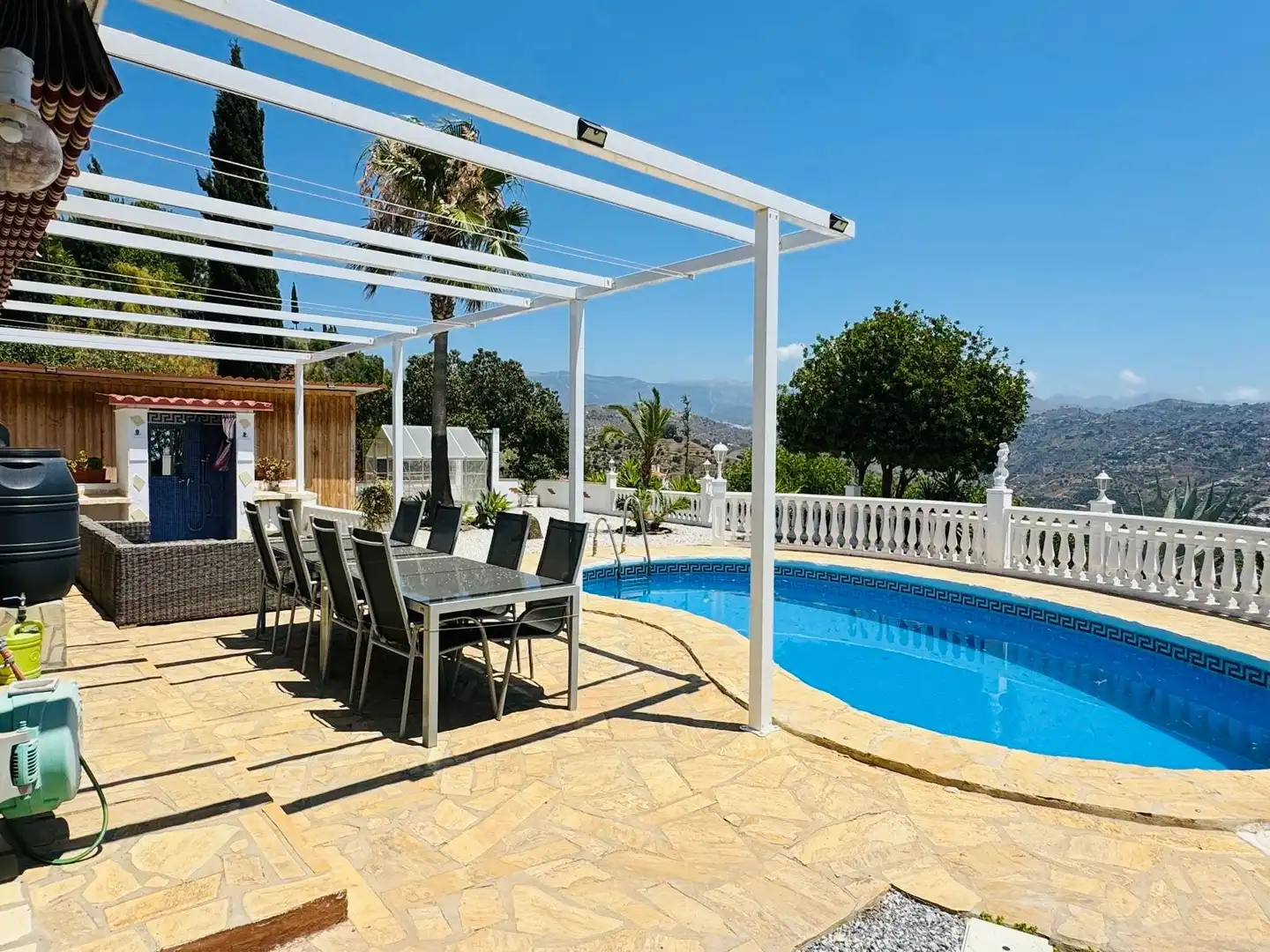 Terrassa de Casa o xalet en venda en Arenas amb Aire condicionat, Jardí privat i Traster