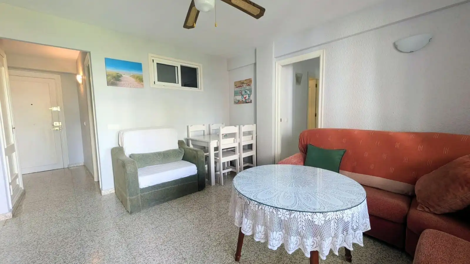 Living room of Flat for rent in Fuengirola  with Terrace, Furnished and Balcony