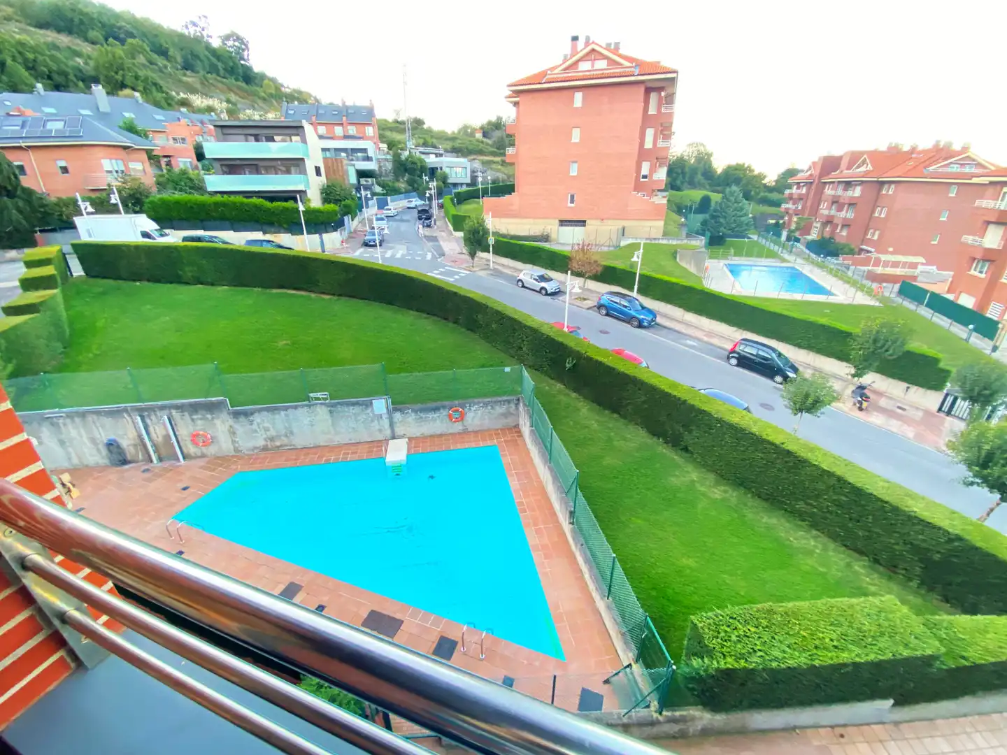 Swimming pool of Attic for sale in Castro-Urdiales  with Heating, Private garden and Parquet flooring