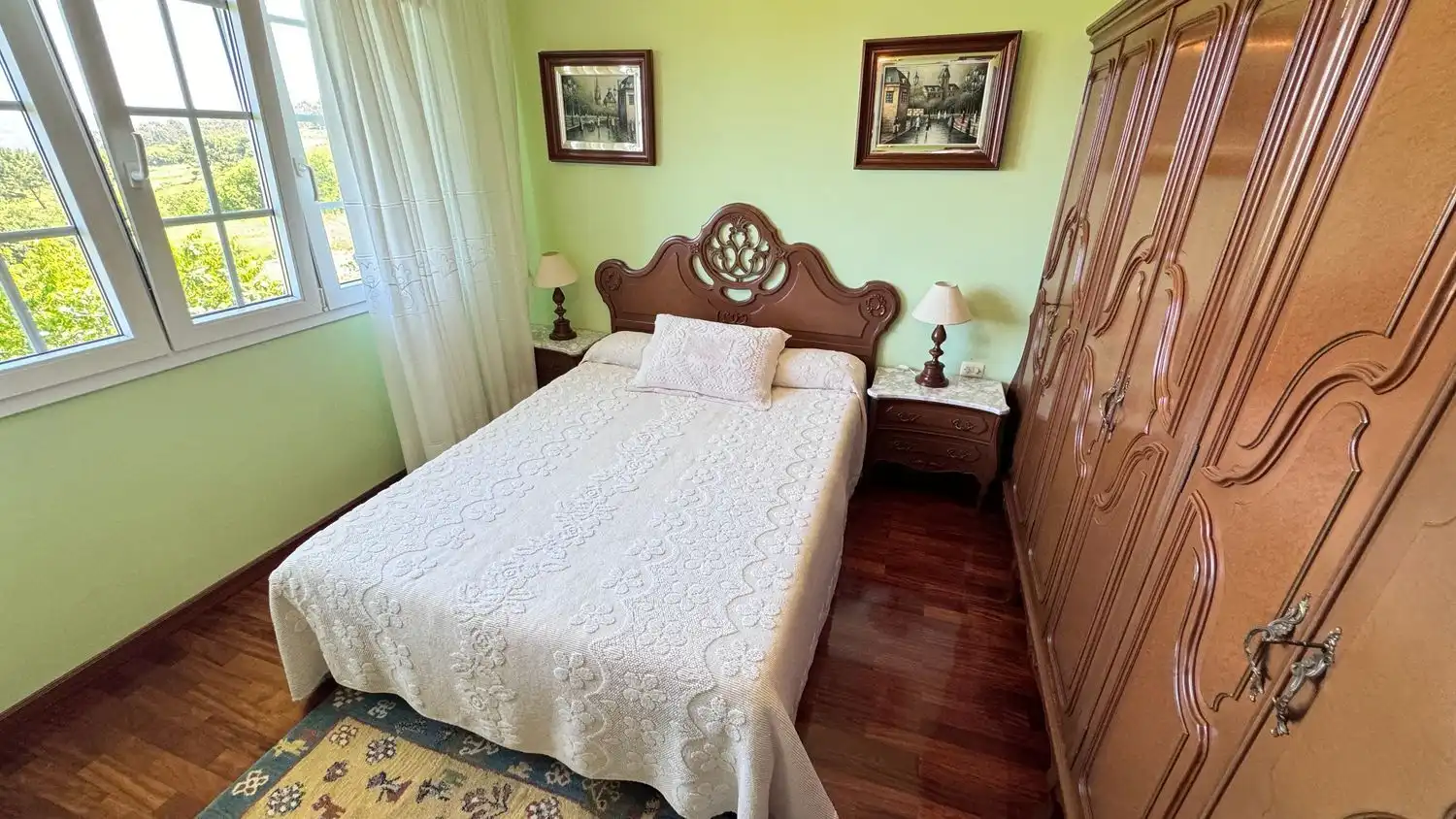 Bedroom of Houses for sale in Carballo  with Heating, Private garden and Swimming Pool