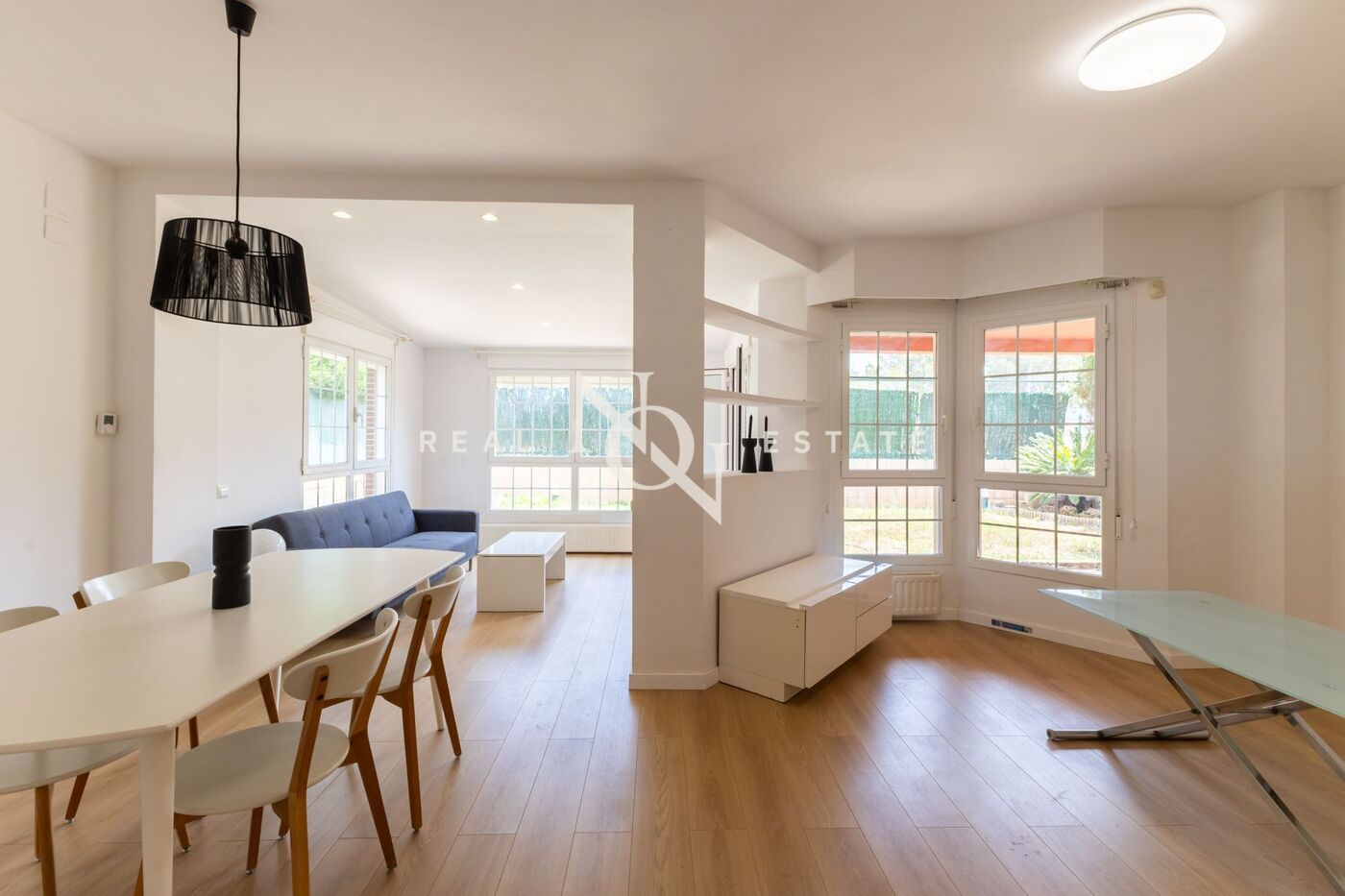 Living room of House or chalet to rent in Bétera  with Air Conditioner, Heating and Private garden