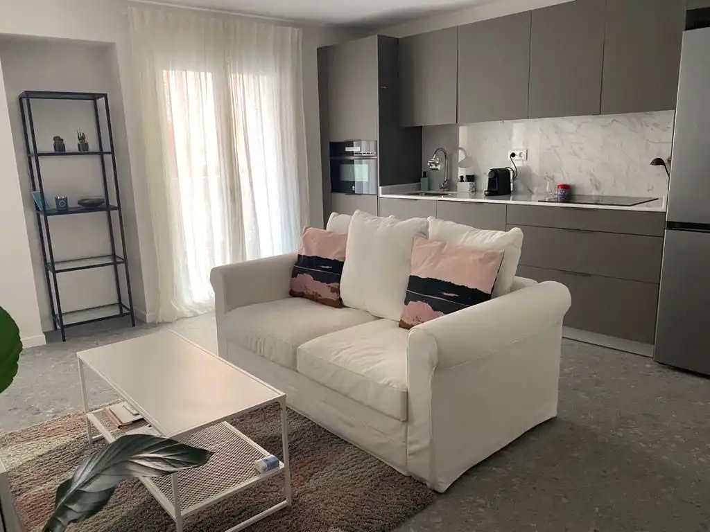 Sala de estar de Estudio de alquiler en Gandia con Aire acondicionado y Amueblado