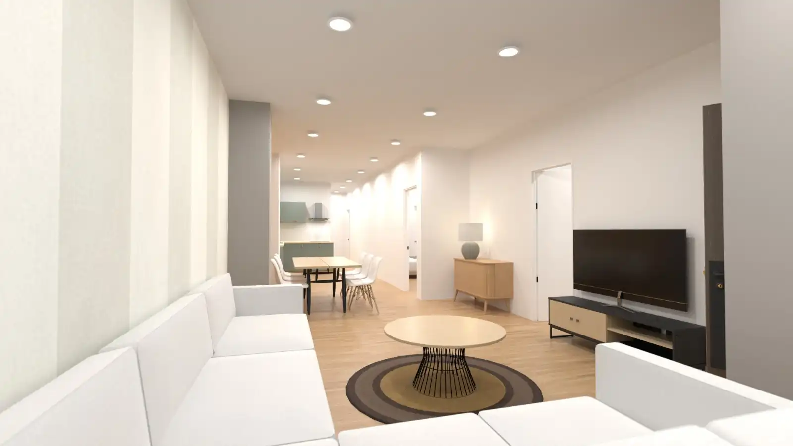 Sala de estar de Piso en venta en Dénia