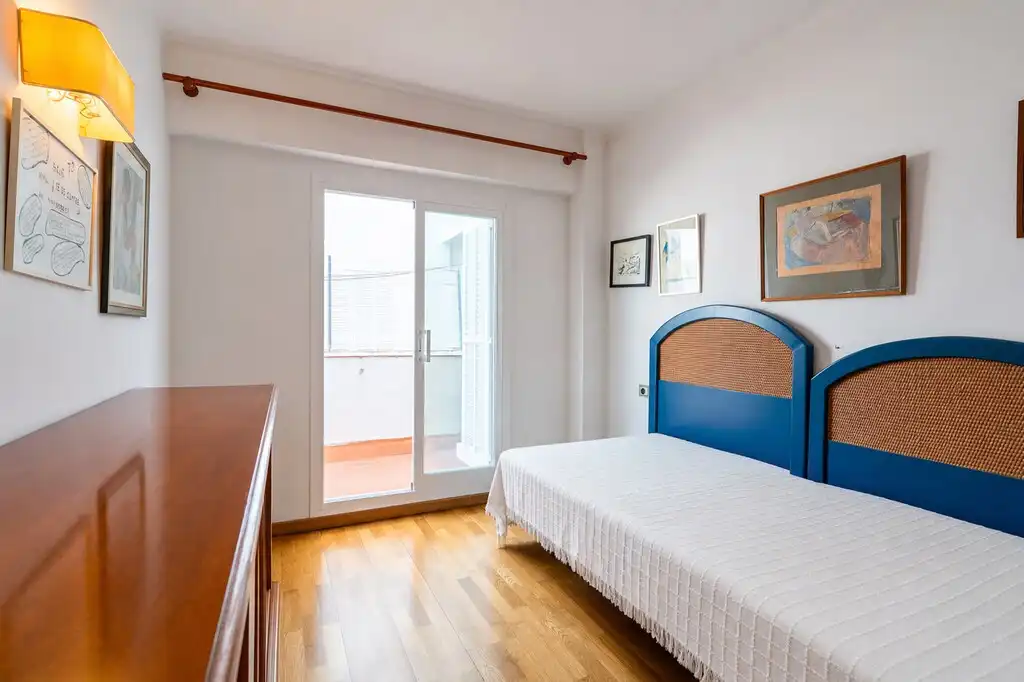 Schlafzimmer von Wohnungen zum Verkauf in Pollença mit Klimaanlage und Terrasse