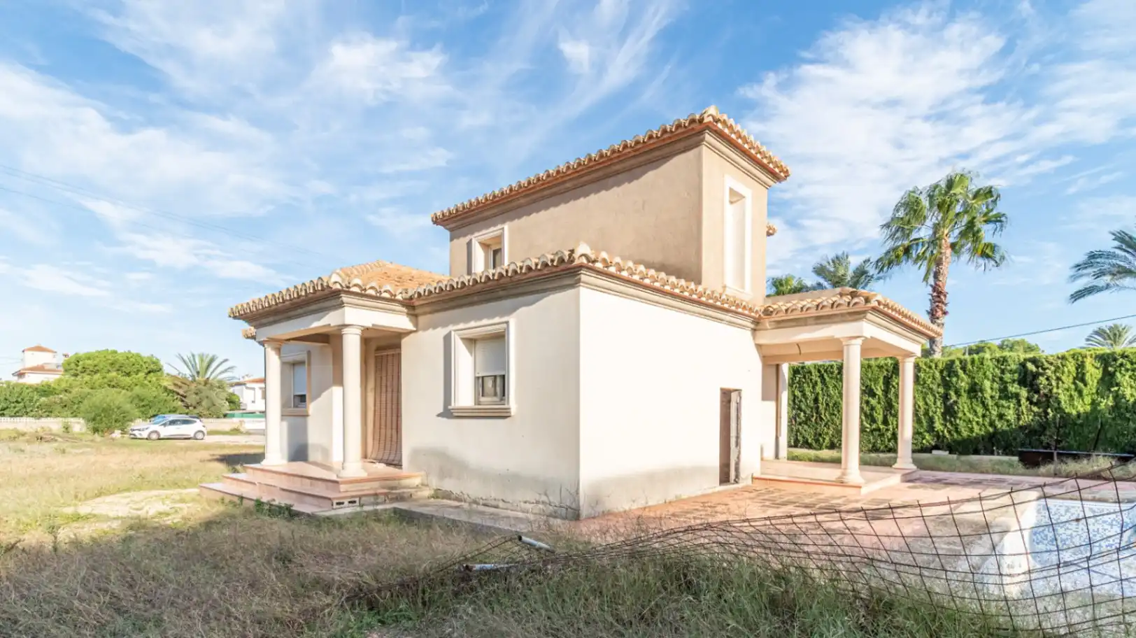 Vista exterior de Casa o chalet en venta en Dénia con Terraza y Piscina