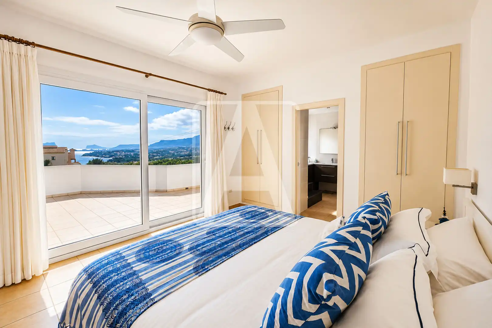 Bedroom of Houses for sale in Moraira  with Air Conditioner, Heating and Private garden