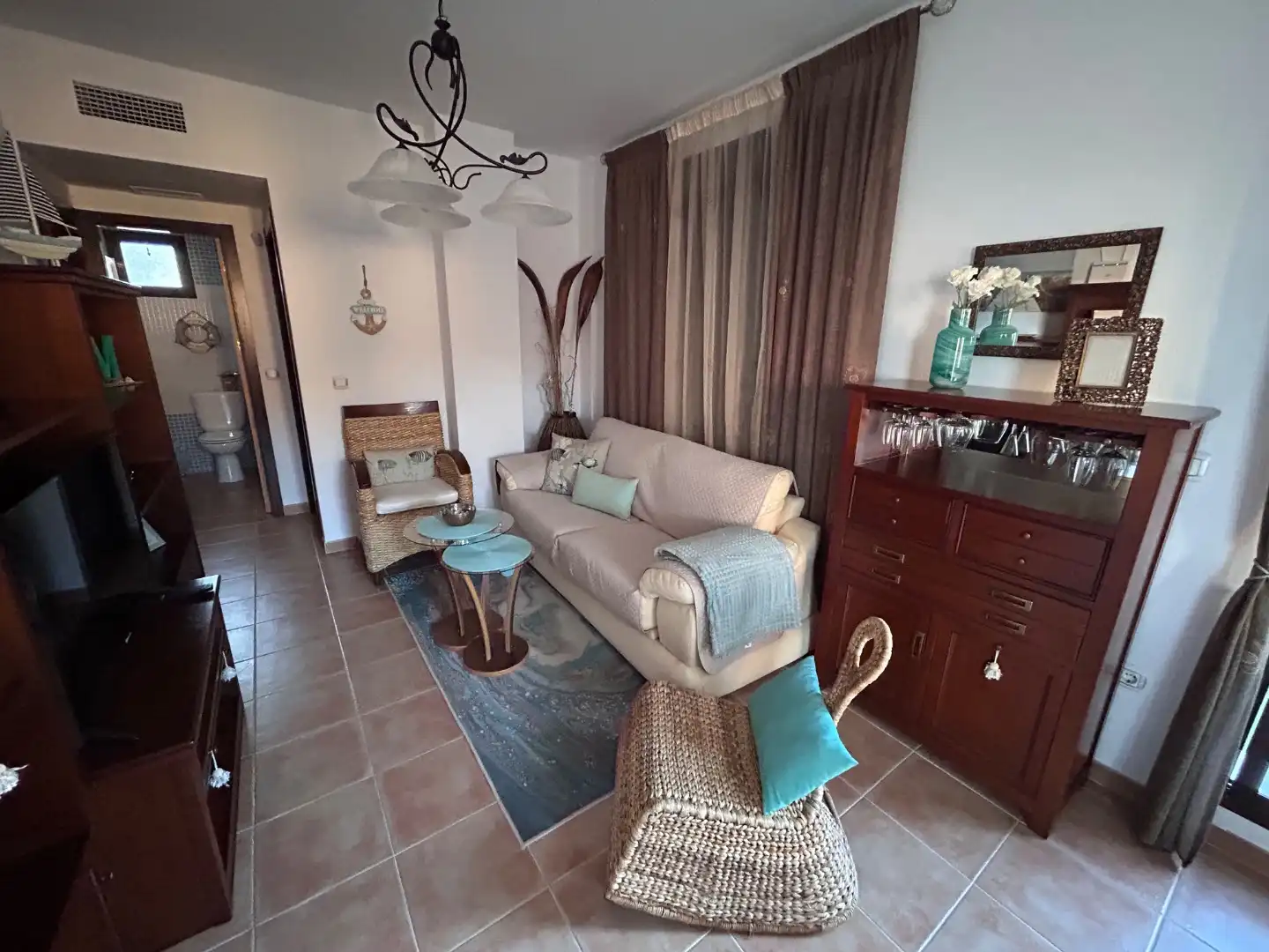 Sala de estar de Piso en venta en Águilas con Aire acondicionado, Terraza y Balcón