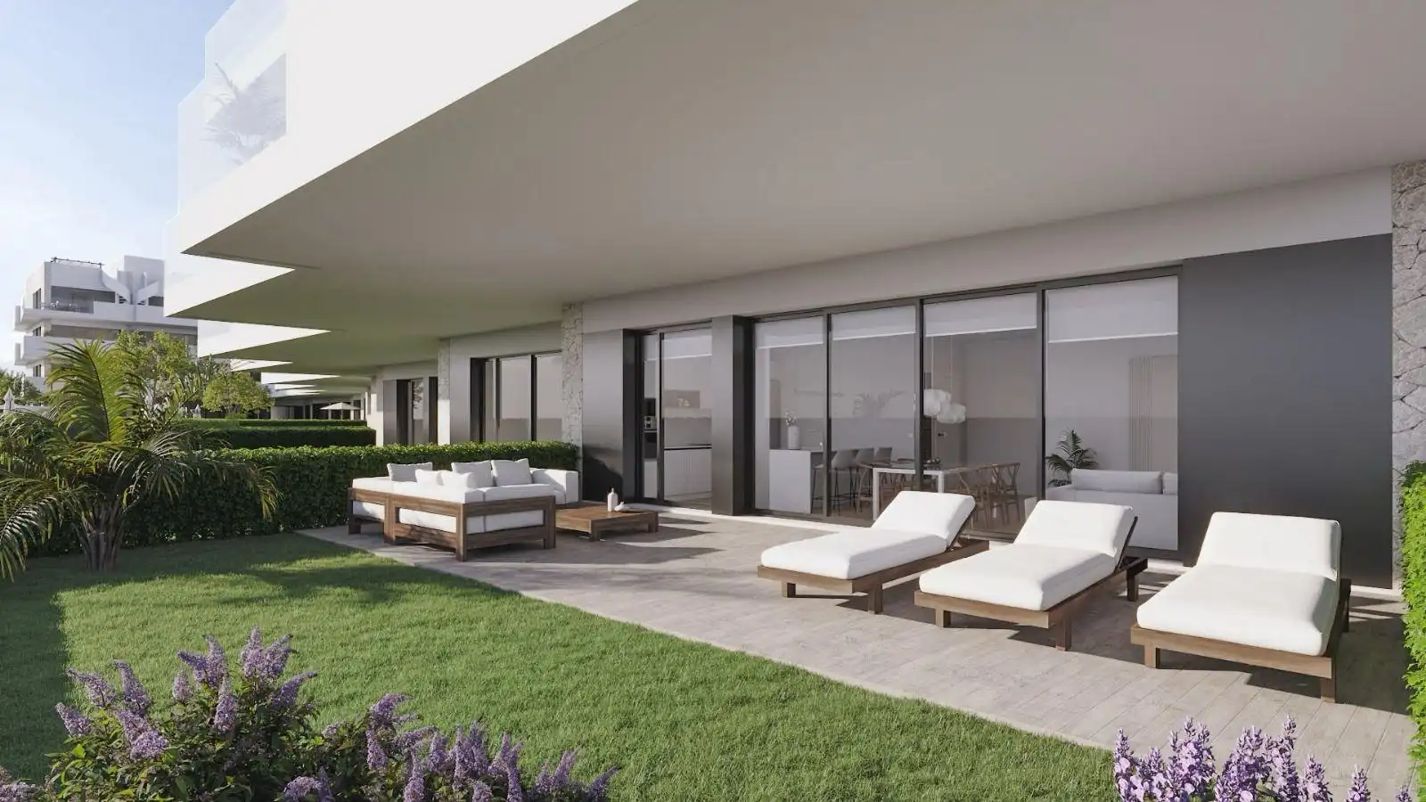 Terrassa de Pis en venda en La Nucia amb Jardí privat, Parquet i Terrassa