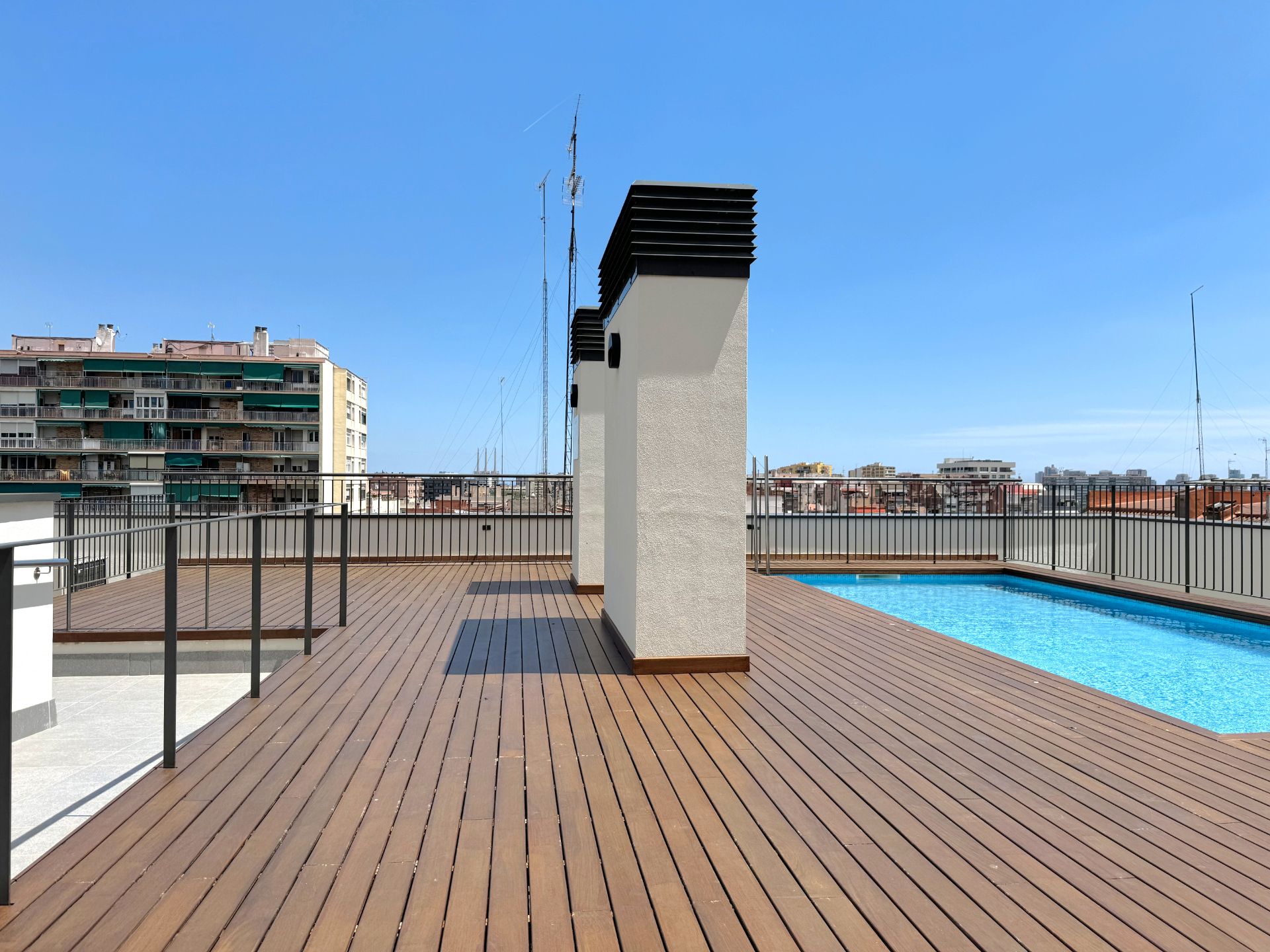 Terrassa de Dúplex en venda en  Barcelona Capital amb Aire condicionat, Calefacció i Alarma